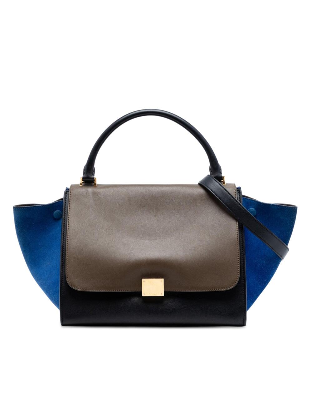 Celine Tricolor Trapeze Bag Leather #327132C69B